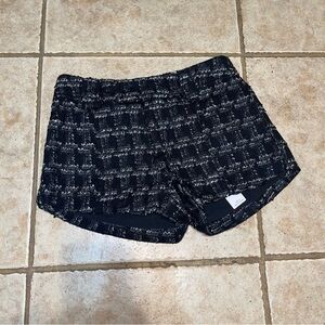 Missguided Black Tweed-Effect Women's Shorts